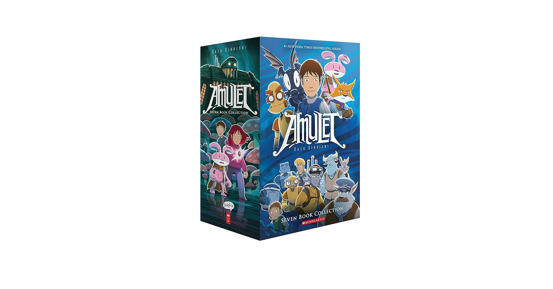 Amazon.com: Amulet Box Set: Books #1-7: 9781338045642